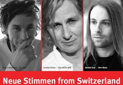 Arno Camenisch, Ursula Fricker und Roman Graf lesen aus ihren Büchern
und stellen sich den Fragen von Michael Angele (der Freitag).
Im Anschluss Umtrunk! Arno Camenisch, Ursula Fricker und Roman Graf lesen aus ihren Büchern
und stellen sich den Fragen von Michael Angele (der Freitag).
Im Anschluss Umtrunk!