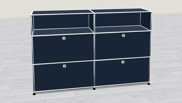 Highboard L, anthrazitgrau<br>
