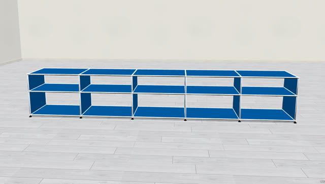 Sideboard Sondergröße, enzianblau<br>