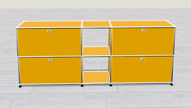 Sideboard XL, goldgelb<br>