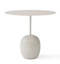 Lato Beistelltisch, Oval (L 50 x B 40 cm), Ivory / Crema Diva Marmor