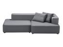 Alphabet Sofa, Armlehne rechts, Christianshavn 1170 - Light Grey Uni