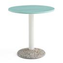 Ceramic Table, Light mint ceramic, Ø 70 cm