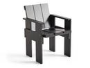 Crate Dining Chair, Kiefer schwarz lackiert