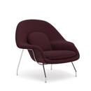 Womb Chair, mittel (H 79cm / B 89cm / T 79cm), Stoff Curly - Bordeaux