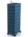360° Container, 1270 mm (10 Ablagen), Blau
