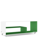 Sideboard R 111N, Zweifarbig, Reinweiß (RAL 9010) - Maigrün (RAL 6017), Transparentrollen