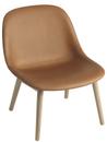 Fiber Lounge Chair, Leder cognac