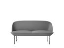 Oslo Sofa, Zweisitzer, Stoff Steelcut grey