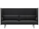 Outline Highback Sofa, Dreisitzer, Stoff Remix 163 - Grey