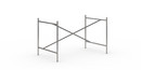 Eiermann 1 Tischgestell , Stahl farblos, mittig, 110 x 66 cm, Ohne Verlängerung (Höhe 66 cm)