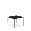 USM Haller Tisch, 100 x 100 cm, Fenix, Nero - Schwarz