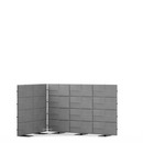 USM Privacy Panels Akustikecke, 2,25 m (3 Elemente), 1,44 m (4 Elemente), 1,50 m (2 Elemente), Anthrazitgrau