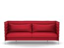 Alcove Sofa, Dreisitzer (H94 x B237 x T84 cm), Laser, Rot