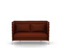 Alcove Sofa, Zweisitzer (H94 x B164 x T84 cm), Laser, Rot/moorbraun