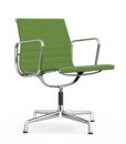 Aluminium Chair EA 107 / EA 108, EA 107 - nicht drehbar, Verchromt, Hopsak, Wiesengrün / forest
