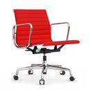 Aluminium Chair EA 117, Verchromt, Hopsak, Rot / poppy red