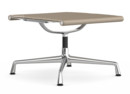 Aluminium Chair EA 125, Untergestell verchromt, Leder (Standard), Sand
