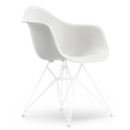 Eames Plastic Armchair RE DAR, Weiß, Ohne Polsterung, Ohne Polsterung, Standardhöhe - 43 cm, Beschichtet weiß