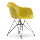 Eames Plastic Armchair RE DAR, Senf, Ohne Polsterung, Ohne Polsterung, Standardhöhe - 43 cm, Beschichtet basic dark