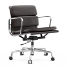 Soft Pad Chair EA 217, Poliert, Leder Standard chocolate, Plano braun