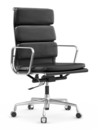 Soft Pad Chair EA 219, Poliert, Leder Standard asphalt, Plano dunkelgrau