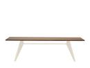 EM Table, 260 x 90 cm, Amerikanischer Nussbaum massiv, geölt, Ecru