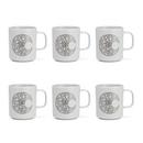 Girard Coffee Mugs, Moon, 6er Set