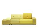 Polder Sofa, Armlehne rechts, Stoffmix golden yellow