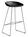 Hay - About A Stool AAS 38, Barvariante: Sitzhöhe 74 cm, Edelstahl, schwarz