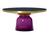 ClassiCon - Bell Coffee Table, Messing, klar lackiert, Amethyst-violett