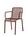 Hay - Palissade Chair, Iron red, Mit Armlehnen