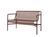 Hay - Palissade Dining Bench, Iron red