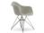 Vitra - Eames Plastic Armchair RE DAR, Kieselstein, Ohne Polsterung, Ohne Polsterung, Standardhöhe - 43 cm, Beschichtet basic dark