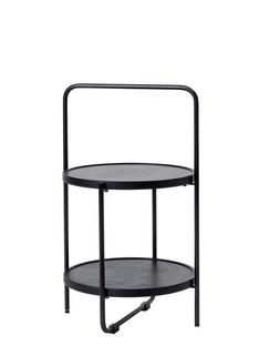 Tray Table S (H 58 x Ø 36 cm)|Schwarz