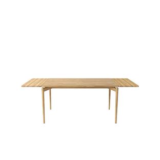 PURE Dining Table 140 x 85 cm|Eiche weiß geölt|Mit 2 farbgleichen Erweiterungsplatten (L 140-240 cm)