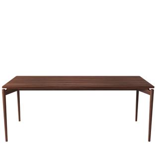 PURE Dining Table 190 x 85 cm|Walnuss geölt|Ohne Erweiterungsplatten