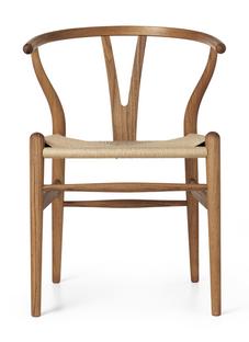 CH24 Wishbone Chair Teak geölt|Geflecht natur
