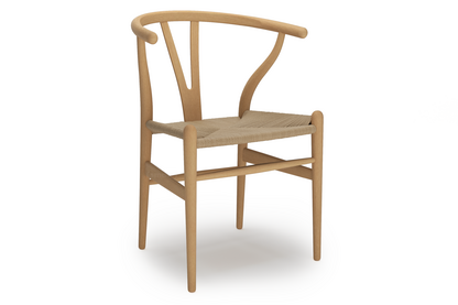 CH24 Wishbone Chair Buche geölt|Geflecht natur