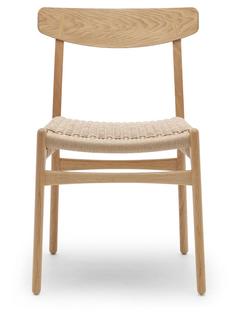 CH23 Dining Chair Eiche geölt|Geflecht natur