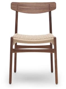 CH23 Dining Chair Nussbaum geölt|Geflecht natur