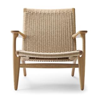 CH25 Lounge Chair Eiche geseift|Natur