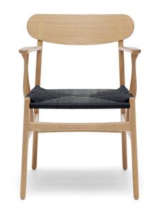 CH26 Dining Chair Eiche geseift|Schwarz