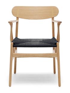 CH26 Dining Chair Eiche Weißöl|Schwarz