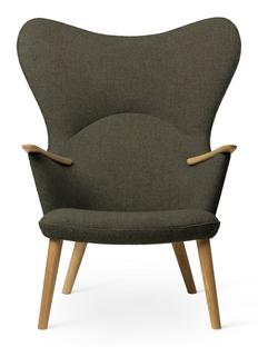 CH78 Mama Bear Chair Fiord - grün|Eiche geölt|Ohne Nackenkissen