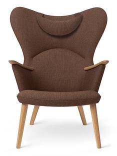 CH78 Mama Bear Chair Passion - terracotta|Eiche geölt|Mit Nackenkissen