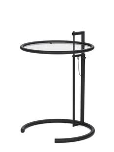 Adjustable Table E 1027 Black Version Kristallglas klar