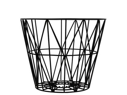 Wire Basket Medium (H 40 x Ø 50 cm)|Black