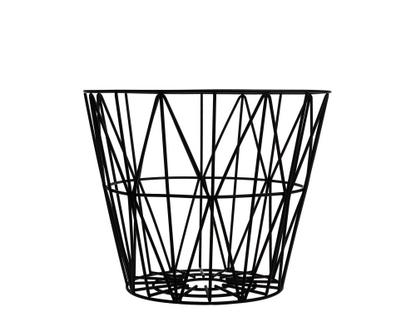 Wire Basket Small (H 35 x Ø 40 cm)|Black