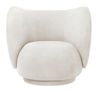 Rico Lounge Chair Stoff Bouclé - Off-White
